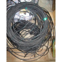 Оптический кабель Б/У для внешней прокладки (с металлическим тросом) в Прокопьевске, оптокабель БУ (Прокопьевск)
