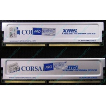 Память 2 шт по 512Mb DDR Corsair XMS3200 CMX512-3200C2PT XMS3202 V5.2 400MHz CL 2.0 0615197-0 Platinum Series (Прокопьевск)